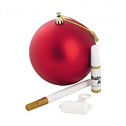 Коледна топка BABY ART Christmas Ball червена