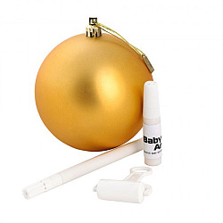 Коледна топка BABY ART Christmas Ball златна