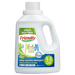 Концентриран гел за пране с омекотител без аромат FRIENDLY ORGANIC 1.57л
