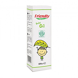 Бебешко олио с органично масло от маслина и слънчоглед FRIENDLY ORGANIC 100 мл