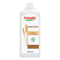 Натурален сапун за ръце с екстракт от органичен ориз FRIENDLY ORGANIC 1000 мл
