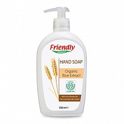Натурален сапун за ръце с екстракт от органичен ориз FRIENDLY ORGANIC 500 мл.