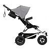 Количка за близнаци MOUTNAIN BUGGY Duet V3 Silver