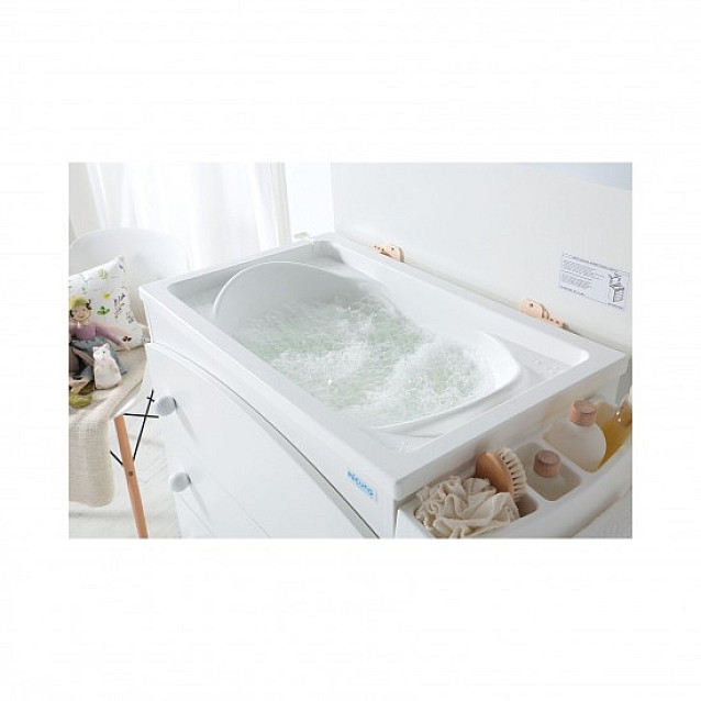 Скрин с вана за къпане и повивалник MICUNA White grey stars B970 - 3
