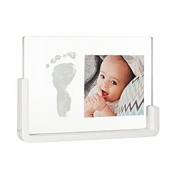 Прозрачна рамка за отпечатък с боички и снимка BABY ART