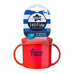 Чаша TOMMEE TIPPEE Free Flow First Cup 4М+ червена