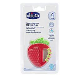Чесалка за изстудяване CHICCO 4М+ ябълка-ягода