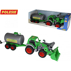 Детски трактор с гребло и цистерна POLESIE Farmer Technic 37763