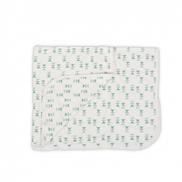 Бебешко одеяло CANGAROO Mellow зелено 85/85