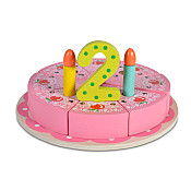 Дървена торта MONI Happy Birthday