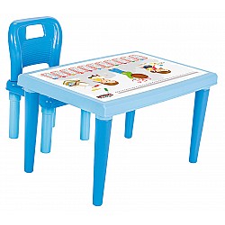 Детска маса със стол PILSAN Modern синя