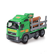 Детски камион с кран и дървени трупи POLESIE Volvo