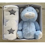 Одеяло 90/75 cm с играчка Blue Bear
