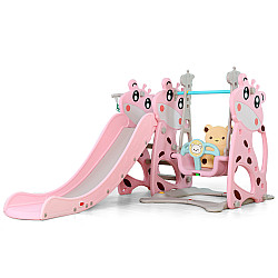 Детска пързалка MONI Miki розова 172 см