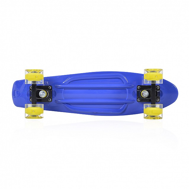 Детски скейтборд BYOX 22" Spice син + LED колела - 3