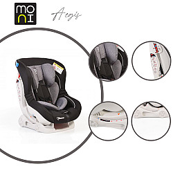 Столче за кола MONI Aegis (0-18 кг) сиво/черно