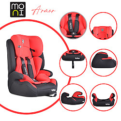 Столче за кола MONI Armor (9-36 кг) червено