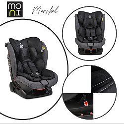Столче за кола MONI Marshal (0-36 кг) тъмносиво