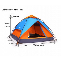 Триместна палатка BYOX Go and camp