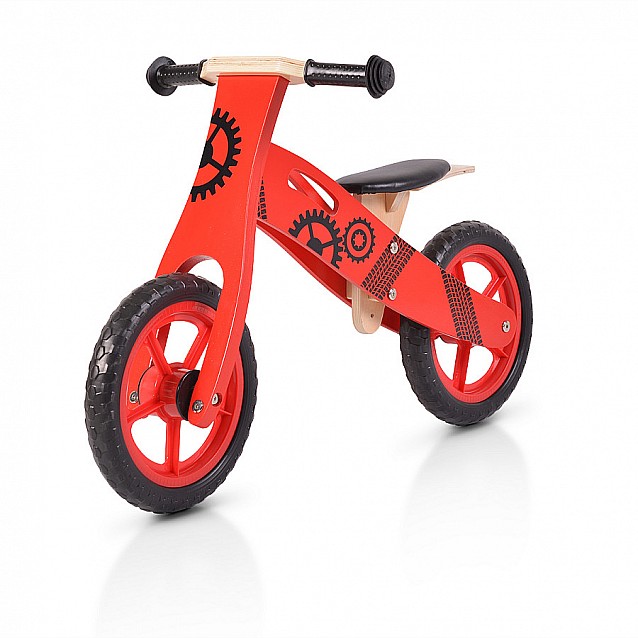 Балансиращо колело MONI червен дървено - 2