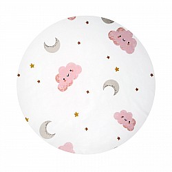 Спален комплект за мини-кошара CHIPOLINO Луна розов