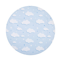 Спален комплект за мини кошара CHIPOLINO облаче синьо