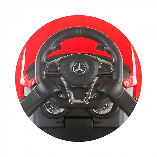 Кола за бутане CHIPOLINO Mercedes AMG GLE63 червена + родителски контрол - 8