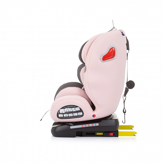 Столче за кола CHIPOLINO Journey (0-36 кг) розово ISOFIX - 6