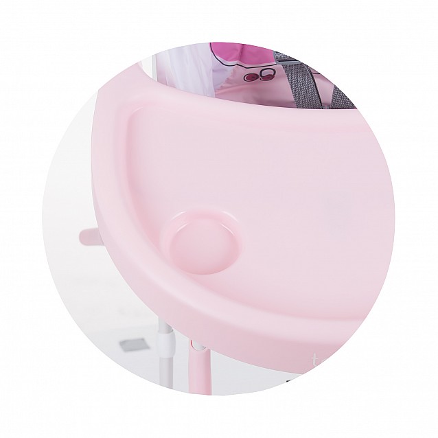 Столче за хранене CHIPOLINO Теди розова вода - 2