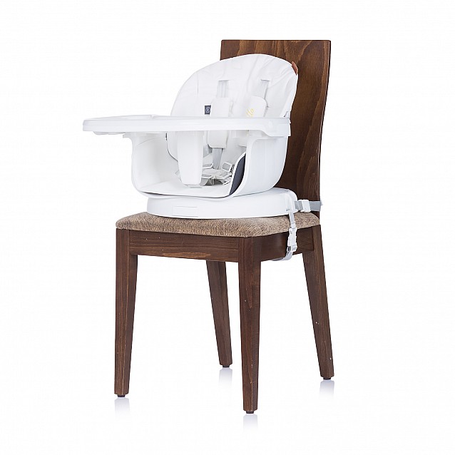 Столче за хранене CHIPOLINO Рото 3в1 бяло въртящо - 12