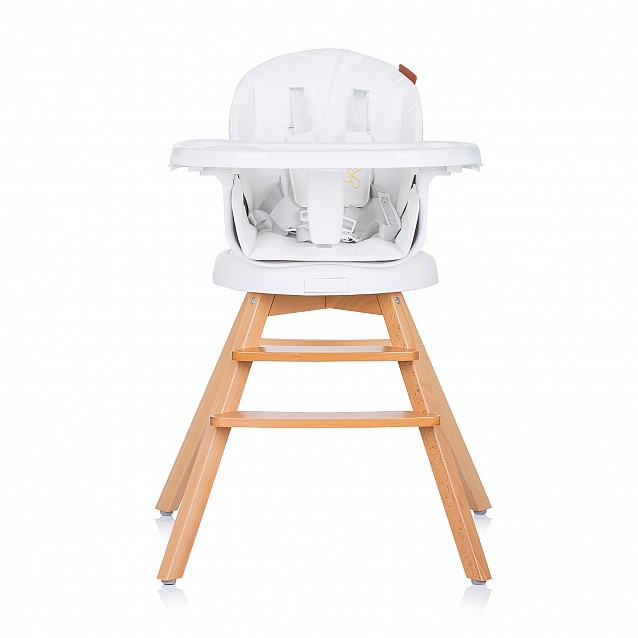 Столче за хранене CHIPOLINO Рото 3в1 бяло въртящо - 13