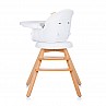 Столче за хранене CHIPOLINO Рото 3в1 бяло въртящо