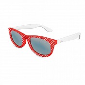 Слънчеви очила Visiomed Miami Kids 4-8 г. червено + бели точки G93099