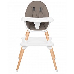 Столче за хранене KIKKABOO Multi 3в1 Dark Beige