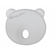 Бебешка мемори ергономична възглавница KIKKABOO Bear Airknit Grey