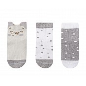 Бебешки чорапи с 3D уши KIKKABOO Joyful Mice 0-6М.