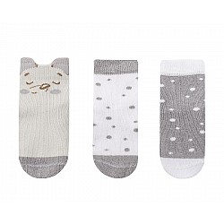 Бебешки чорапи с 3D уши KIKKABOO Joyful Mice 1-2г.