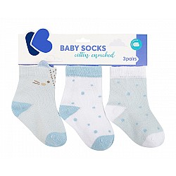 Бебешки чорапи с 3D уши KIKKABOO Little Fox 2-3г.