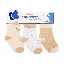 Бебешки чорапи с 3D уши KIKKABOO My Teddy 0-6М.