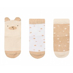 Бебешки чорапи с 3D уши KIKKABOO My Teddy 0-6М.