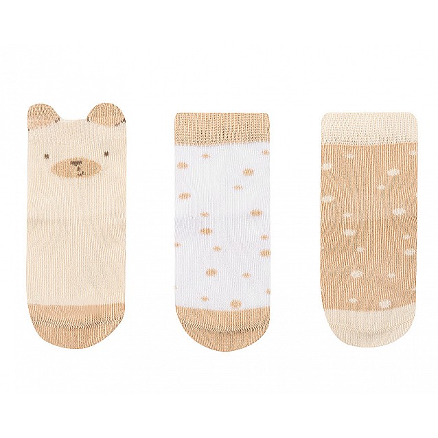 Бебешки чорапи с 3D уши KIKKABOO My Teddy 0-6М. - 2