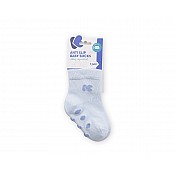 Бебешки чорапи против подхлъзване KIKKABOO 12-24 месеца светлосини памучни
