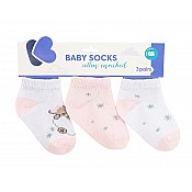 Бебешки летни чорапи KIKKABOO Dream Big 0-6М розови
