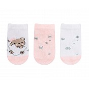 Бебешки летни чорапи KIKKABOO Dream Big 0-6М розови