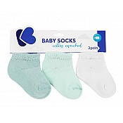 Бебешки летни чорапи KIKKABOO 0-6M. Mint
