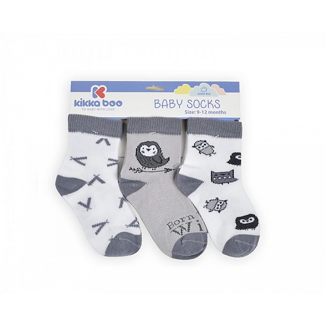 Бебешки чорапи KIKKABOO 12-24 месеца унисекс памучни