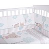 Бебешки спален комплект KIKKABOO Fantasia 3 части 70/140 см