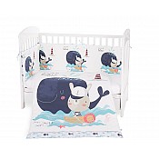 Бебешки спален комплект KIKKABOO Happy Sailor 2 части 70/140