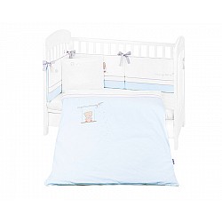 Бебешки спален комплект KIKKABOO Dream Big Blue 6 части 70/140