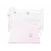 Бебешки спален комплект KIKKABOO Dream Big Pink 6 части 60/120